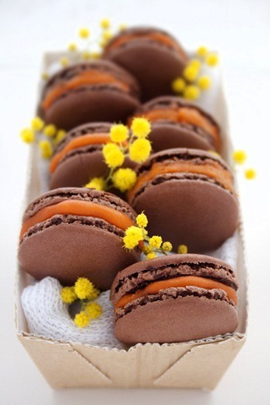 Французское разноцветное печенье "Macarons"