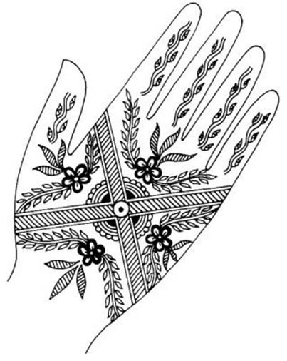 Мехенди эскизы