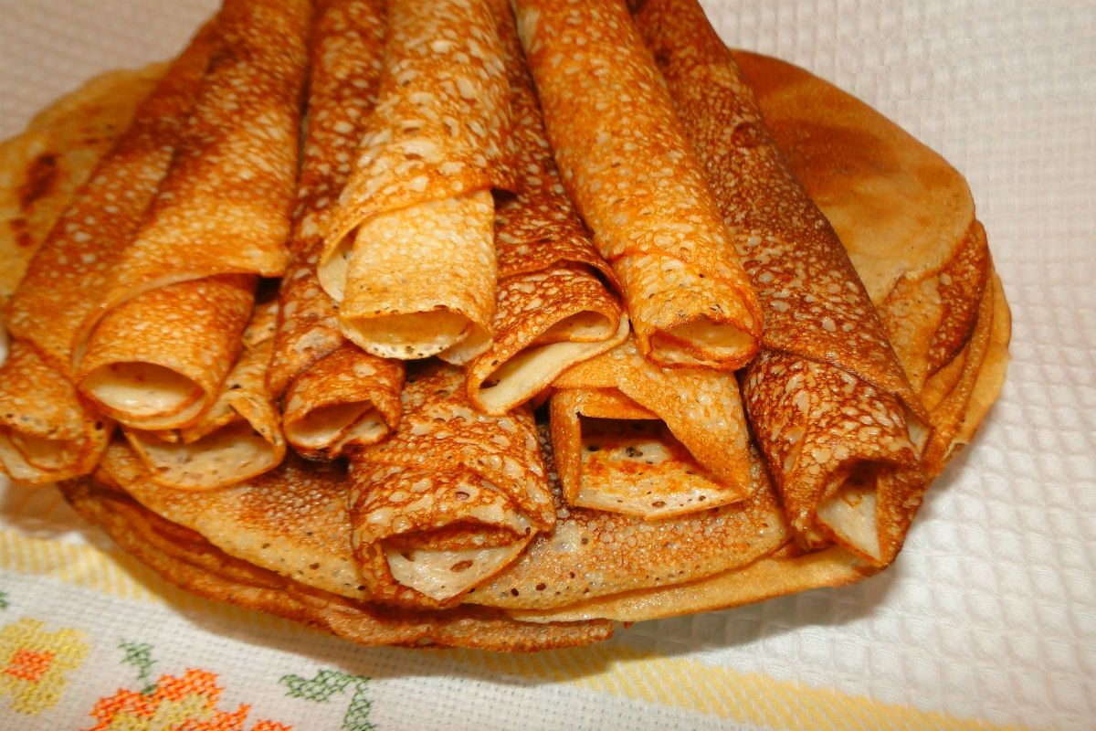 Блины на сыворотке