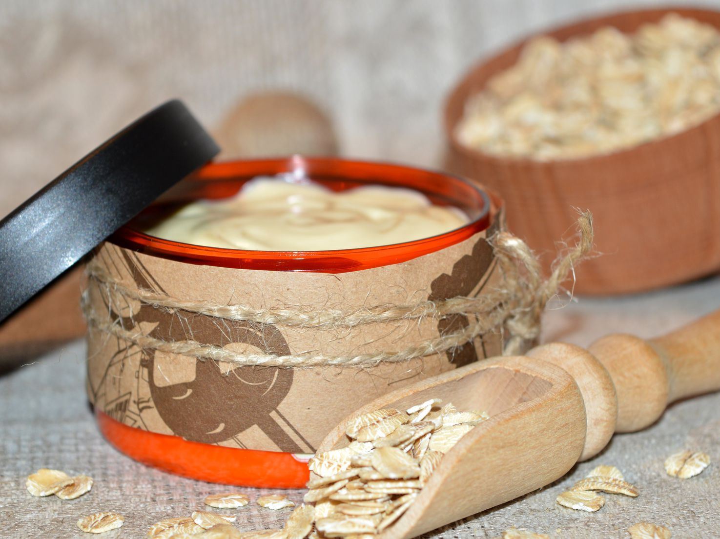 Питательная маска с овсянкой
