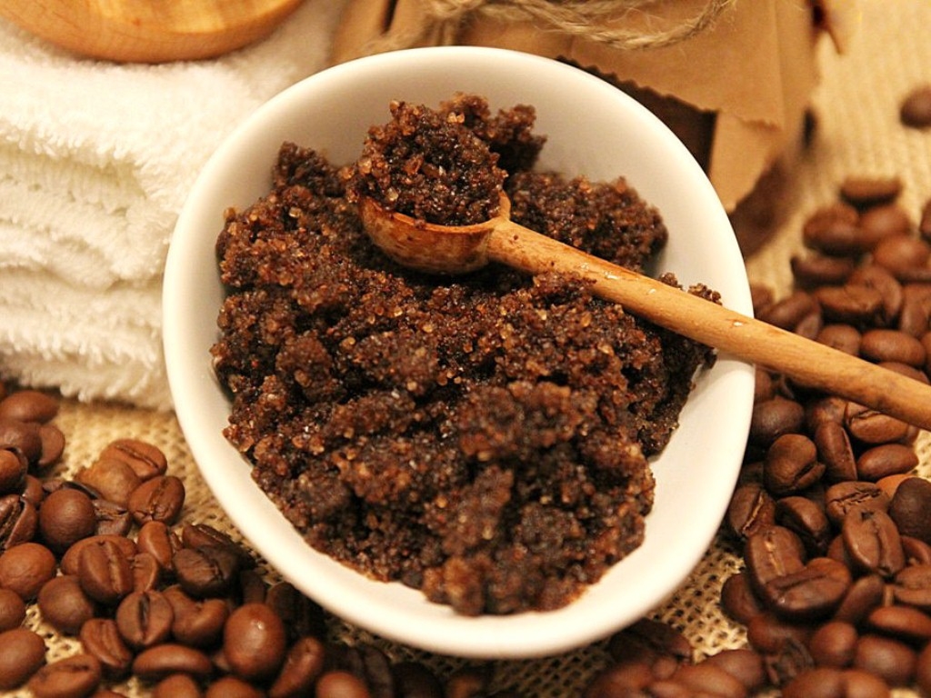 Приготовление кофейного скраба