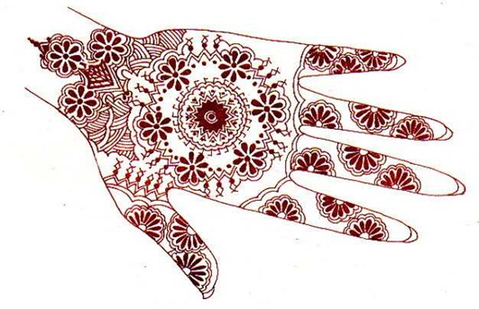 Мехенди эскизы